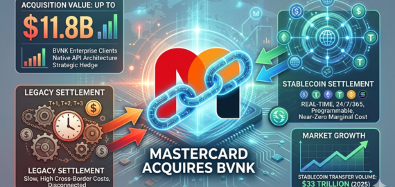Mastercard’s $1.8B BVNK Acquisition: The Race to Own Stablecoin Settlement Infrastructure